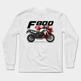 F800 GS - White Long Sleeve T-Shirt